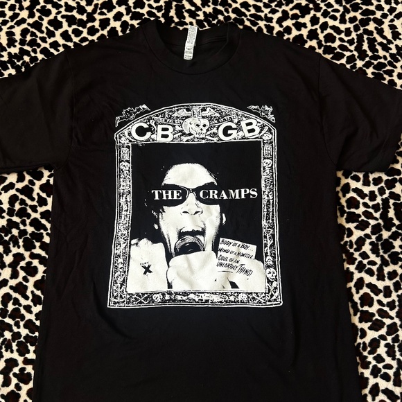 The Cramps Vintage CBGB Flyer Tee - Picture 1 of 2